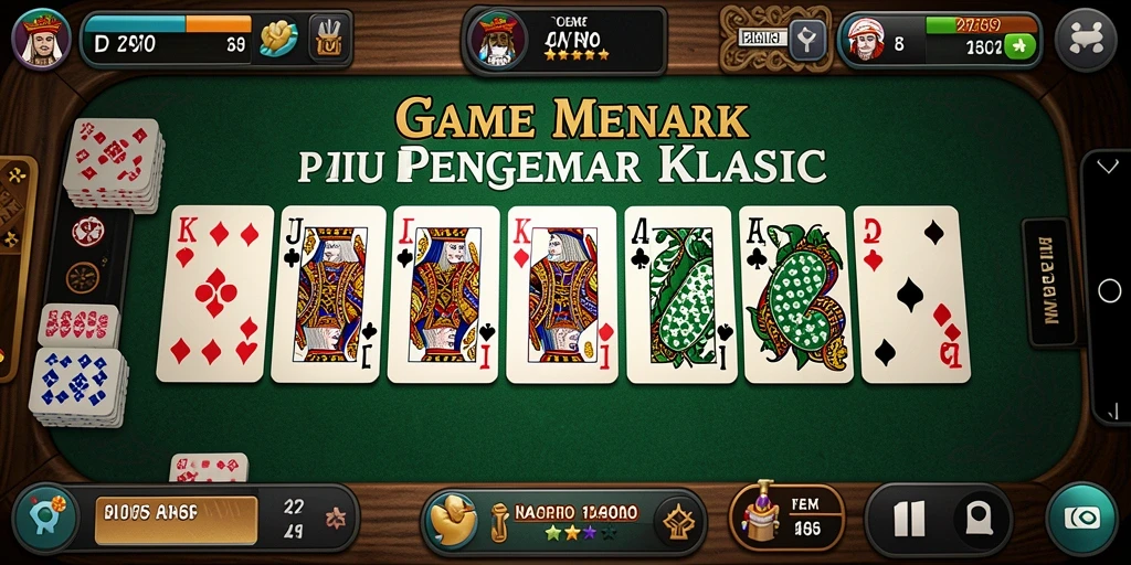 Gameplay seru dalam permainan Domino 2757 di layar.
