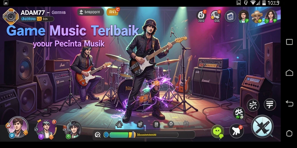 Gameplay ADAM77 yang menarik dan penuh energi.