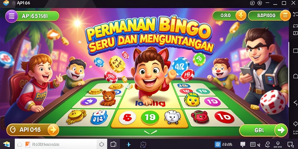 Tampilan gameplay Bingo yang menarik dan seru.