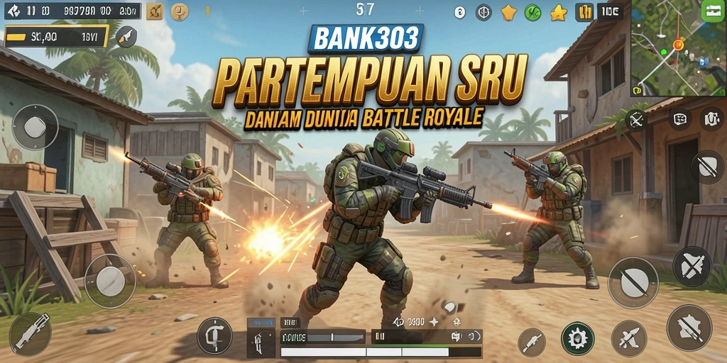 Gameplay seru BANK303 dengan intensitas Battle Royale.