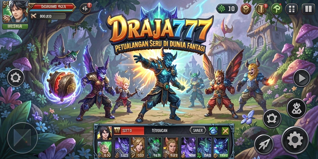 Screenshot menunjukkan pertarungan epik dalam DRAJA777 dengan grafis yang menakjubkan.
