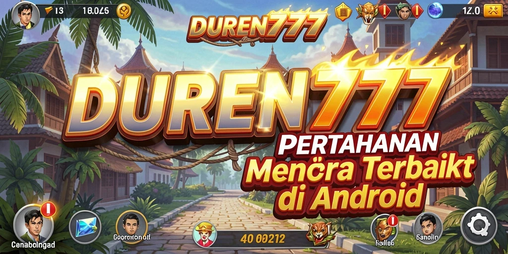 Tampilan menarik dalam gameplay Tower Defense DUREN777.