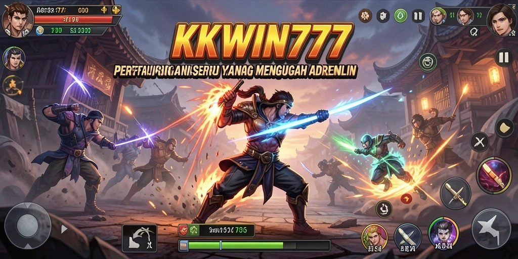 Tampilan action-packed dari gameplay KKWIN777 yang penuh aksi.