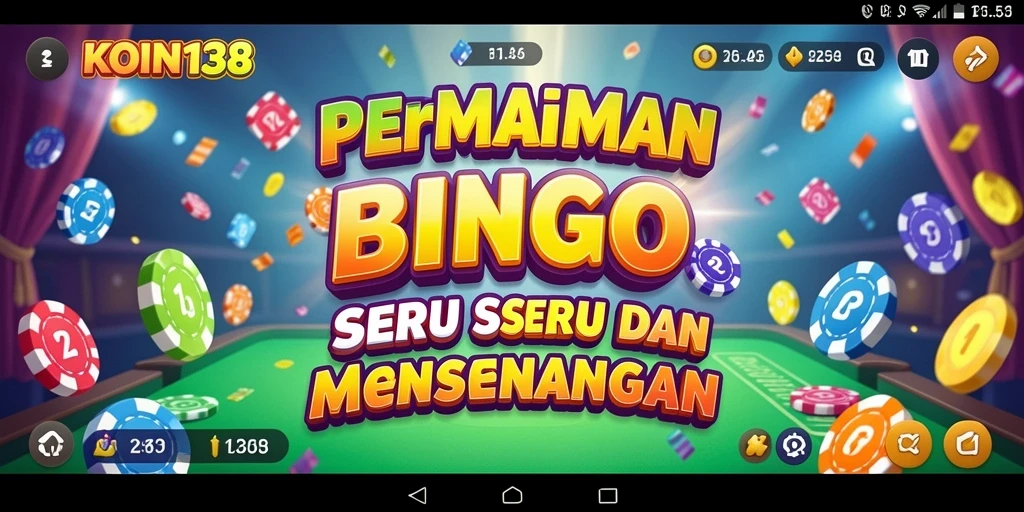 Screenshot gameplay KOIN138 yang menampilkan suasana permainan Bingo yang seru.