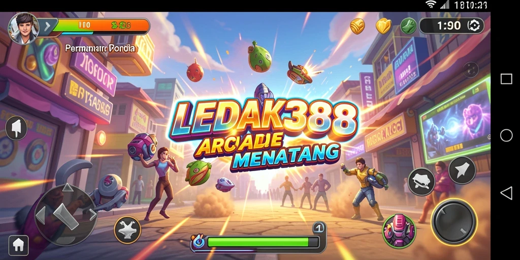 Tampilan gameplay LEDAK388 yang menantang dan seru.