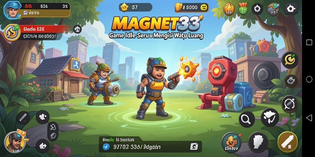 Tampilan menarik dari gameplay MAGNET33 yang seru dan santai.