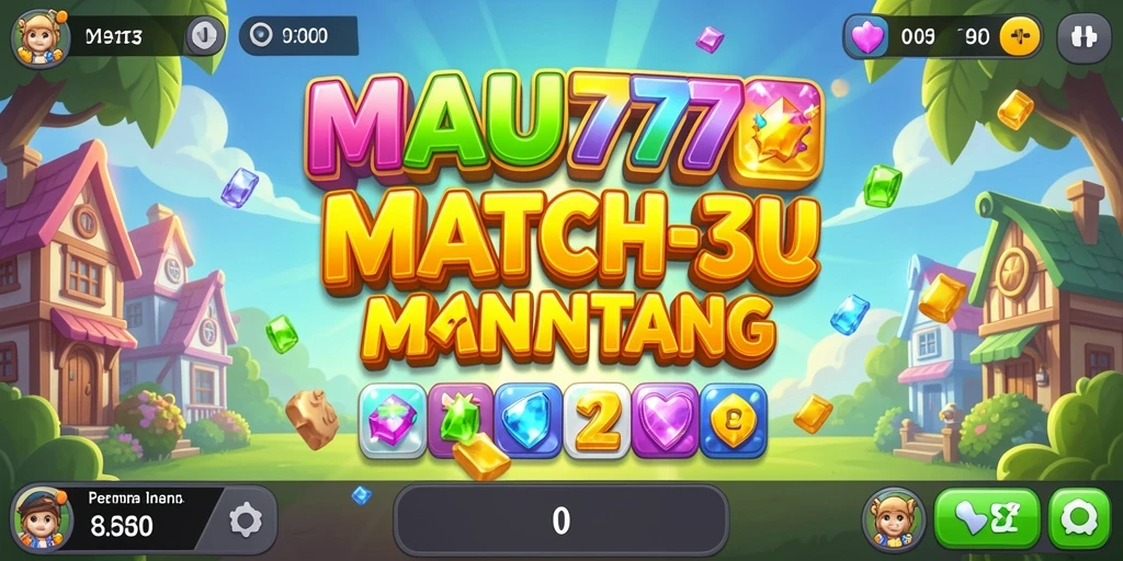 Tampilan gameplay seru dan berwarna-warni dalam MAU777.