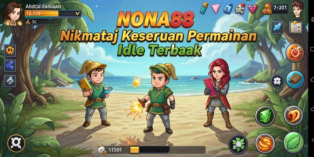 Screenshot NONA88 menampilkan gameplay Idle yang menarik dan seru.