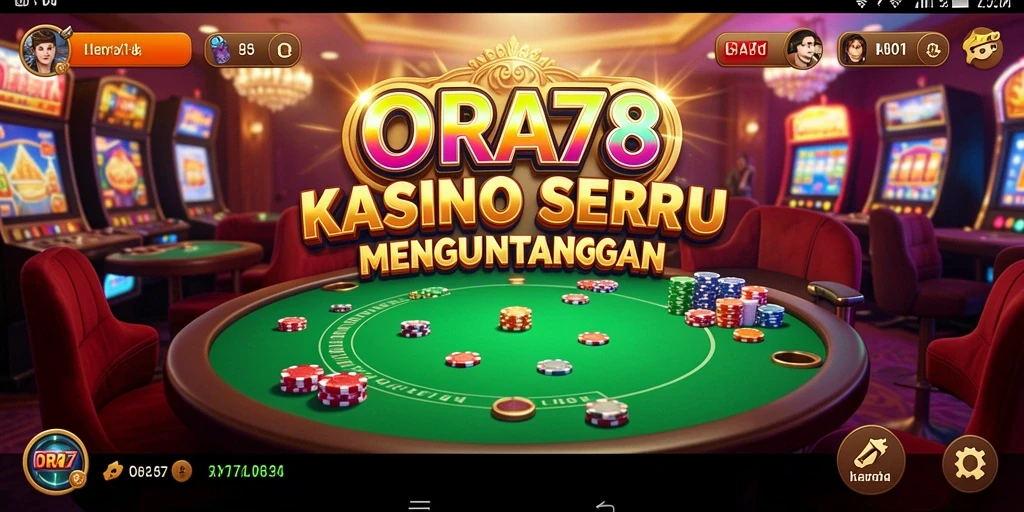 Tampilan gameplay ORA78 yang menarik dan interaktif dalam dunia Kasino.
