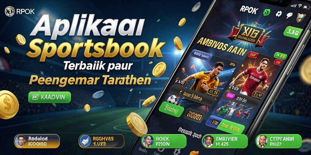 Tampilan gameplay RPOK dengan berbagai pilihan taruhan olahraga.