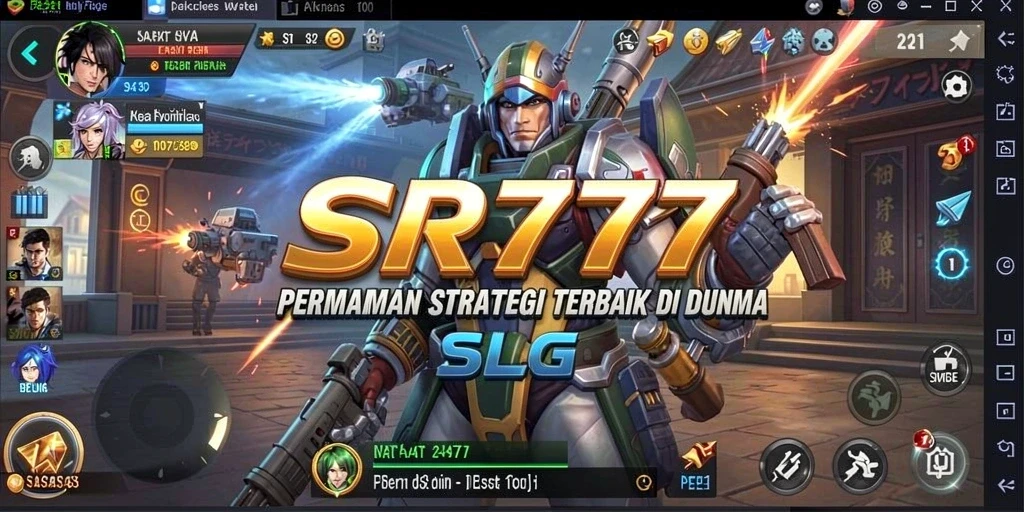 Tampilan gameplay seru dan penuh strategi di SR777.