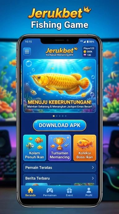 Antarmuka pengguna jerukbet yang menarik dan intuitif.